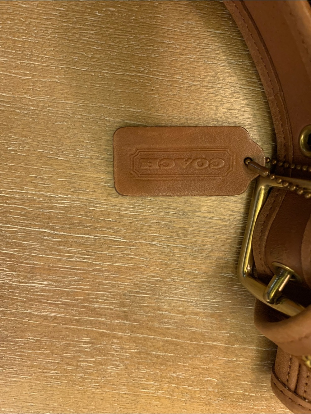 Vintage Coach Lula’s Legacy Drawstring Bucket Shoulder Bag with vintage tag - Picture 9 of 12